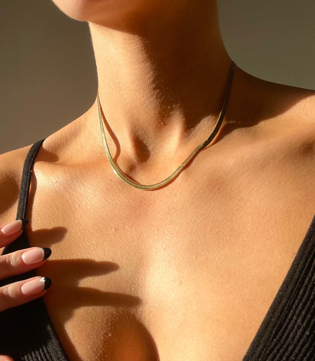 Herringbone necklace